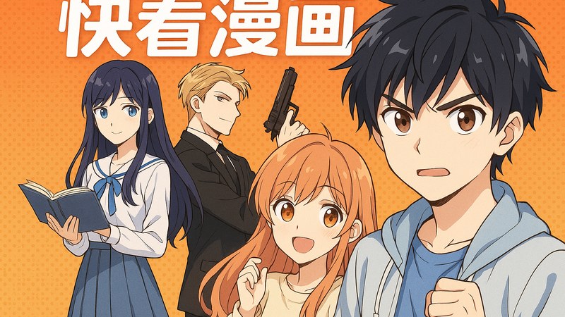 快看漫画沉浸式条漫阅读界面首屏展示